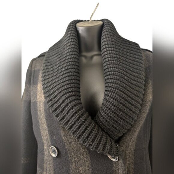 Burberry Brit Wool Blend Pea Coat - Size: US 4 - Picture 2 of 15